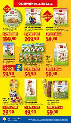 akční leták Lidl 19.2.2026-22.2.2026