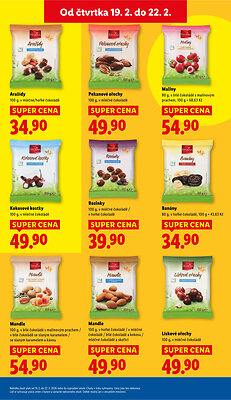 akční leták Lidl 19.2.2026-22.2.2026