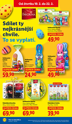 akční leták Lidl 19.2.2026-22.2.2026