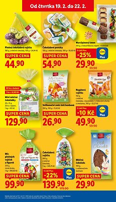 akční leták Lidl 19.2.2026-22.2.2026