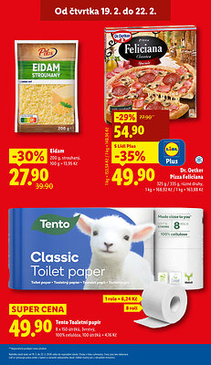 akční leták Lidl 19.2.2026-22.2.2026
