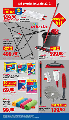 akční leták Lidl 19.2.2026-22.2.2026