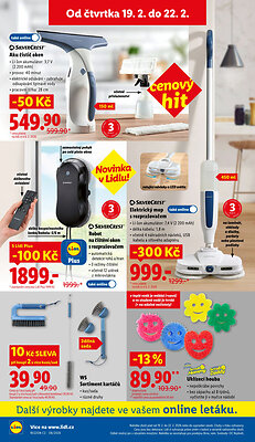 akční leták Lidl 19.2.2026-22.2.2026