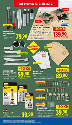 akční leták Lidl 19.2.2026-22.2.2026