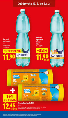 akční leták Lidl 19.2.2026-22.2.2026