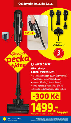 akční leták Lidl 19.2.2026-22.2.2026