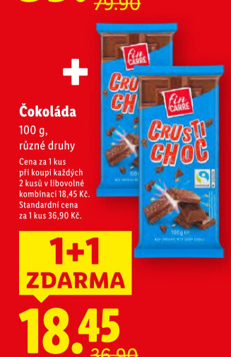 Čokoláda Fin Carré