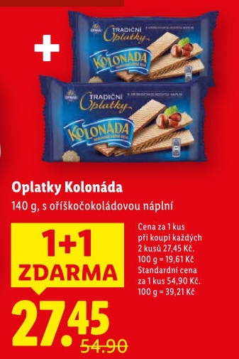 Oplatky Kolonáda Opavia