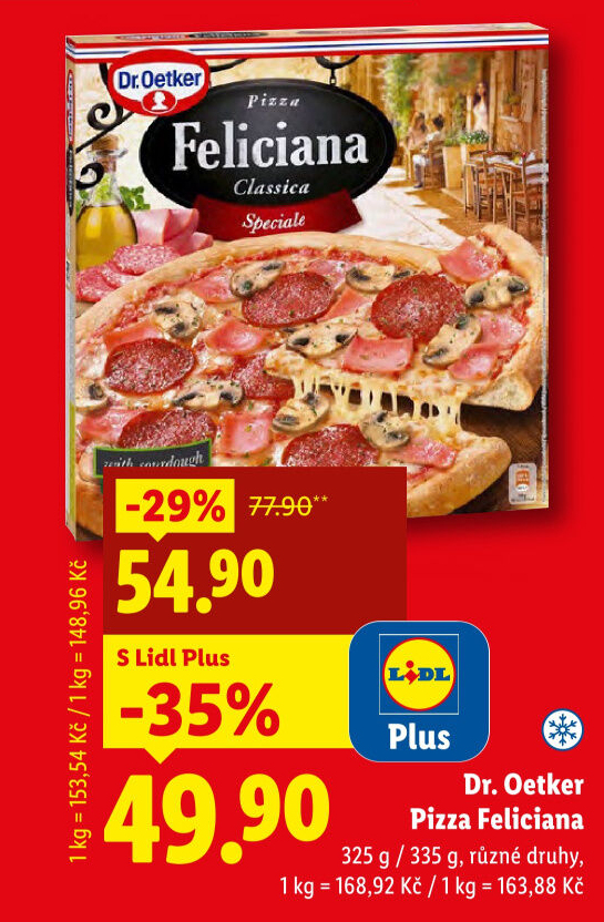 Pizza mražená FelicianaDr. Oetker