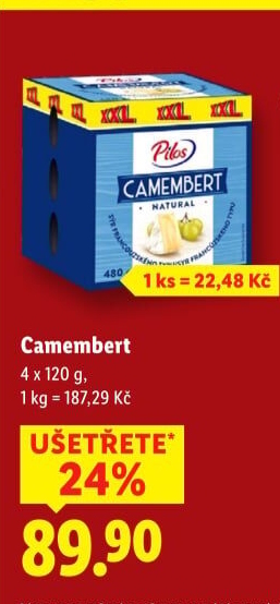 Sýr Camembert Pilos