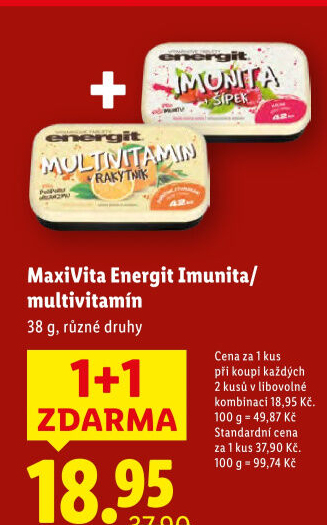 Tablety vitamínové Energit