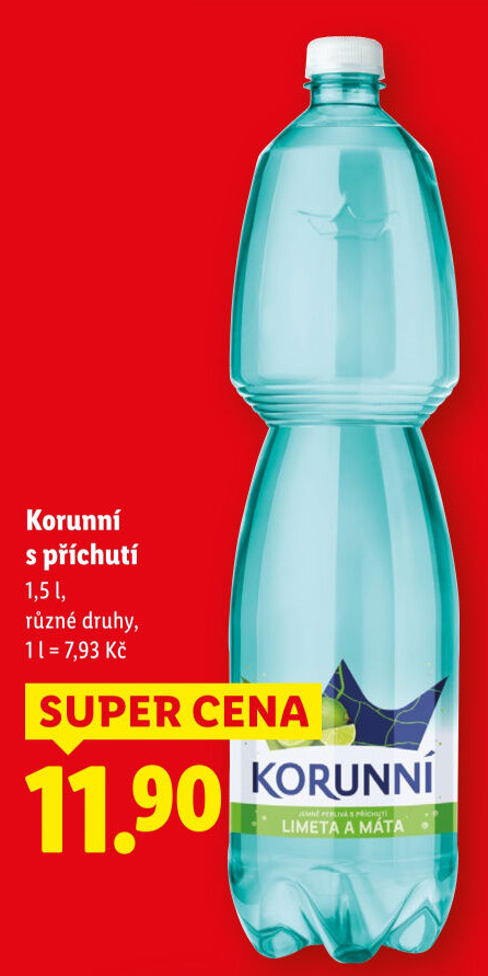 Voda ochucená Korunní