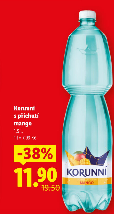 Voda ochucená Korunní