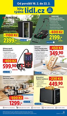 akční leták Lidl 16.2.2026-22.2.2026