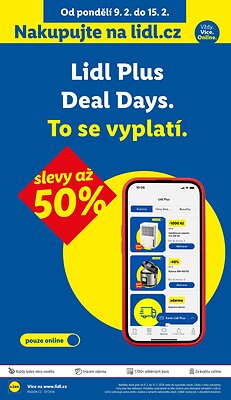 akční leták Lidl 9.2.2026-15.2.2026