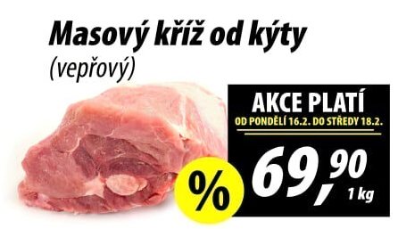 Masový kříž od kýty vepřový
