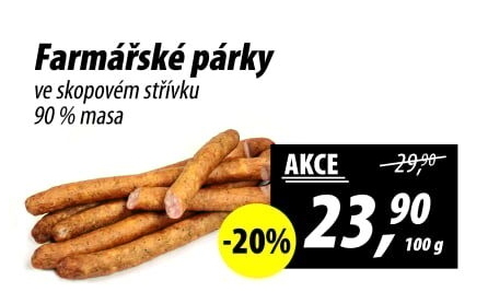 Párky farmářské