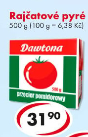 Rajčatové pyré Dawtona