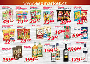akční leták ESO MARKET 18.2.2026-1.3.2026