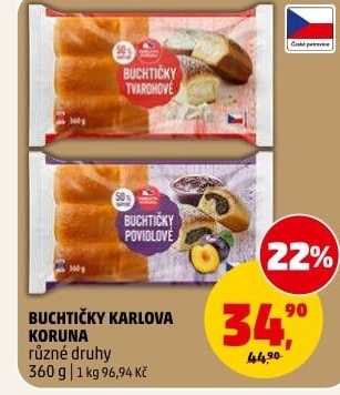 České buchtičky Karlova Koruna