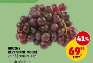 Hrozny modré