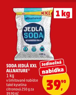 Kyselina citronová Allnature