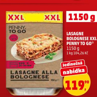 Lasagne alla Bolognese Penny To Go