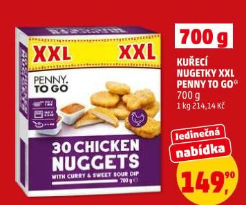 Nugetky kuřecí Penny To Go