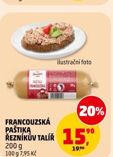 Paštika francouzská Řezníkův talíř
