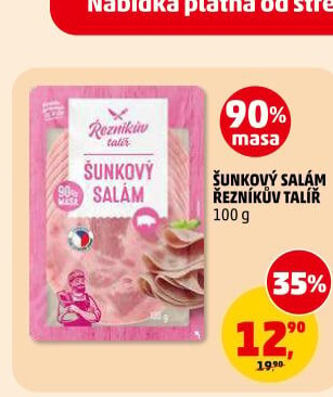 Salám šunkový Řezníkův talíř