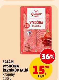 Salám Vysočina Řezníkův talíř