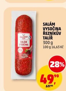 Salám Vysočina Řezníkův talíř