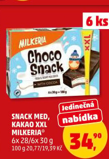 Snack mléčný Milkeria