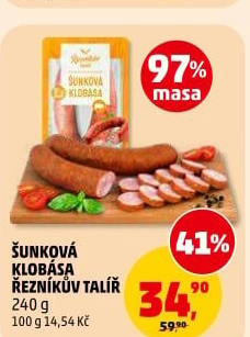Šunková klobása Řezníkův talíř