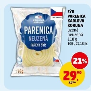 Sýr Parenica Karlova Koruna