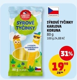 Sýrové tyčinky Karlova Koruna
