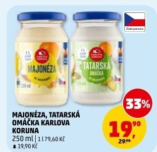 Tatarská omáčka Karlova Koruna