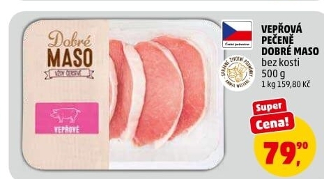 Vepřová pečeně bez kosti Dobré maso