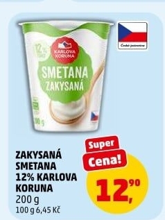 Zakysaná smetana 12% Karlova Koruna