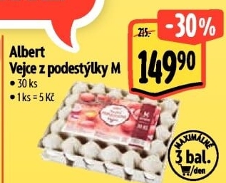 Vejce z podestýlky M Albert