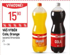 Limonáda Cola Váš Výběr