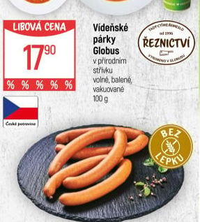 Párky vídeňské Globus