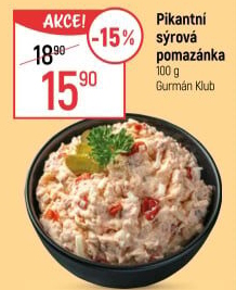 Pikantní sýrová pomazánka
