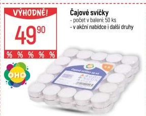 Čajové svíčky OHO