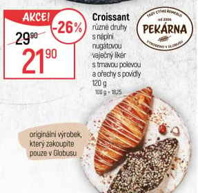 Croissant s náplní
