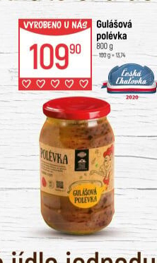 Gulášová polévka Globus