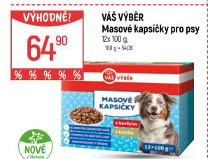 Kapsičky pro psy Váš Výběr