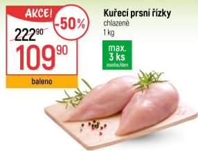 Kuřecí prsní řízky