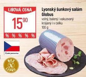 Salám lyonský šunkový Globus