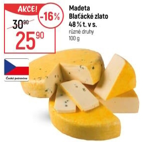Sýr Blaťácké zlato Madeta